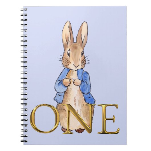 うさぎの1歳の誕生日 ノートブック (正面)
