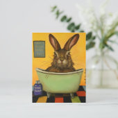 うさぎを洗いなさい ポストカード (スタンド正面)