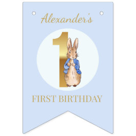 うさぎクラシック1歳の誕生日 バンティングフラッグ
