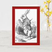 うさぎグリーティングカード カード (黄色い花)