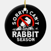 うさぎシーズントラッパーズハンターじゃなくてごめんなさい セラミックオーナメント (裏面)