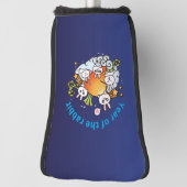 うさぎニンジンのゴルフヘッドカバー ゴルフヘッドカバー (回転90)