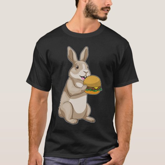 うさぎハンバーガー Tシャツ (正面)