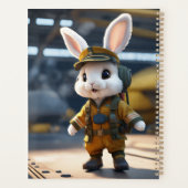 「うさぎパイロットオンデッキ」 🐰🛩️ プランナー手帳 (裏面)