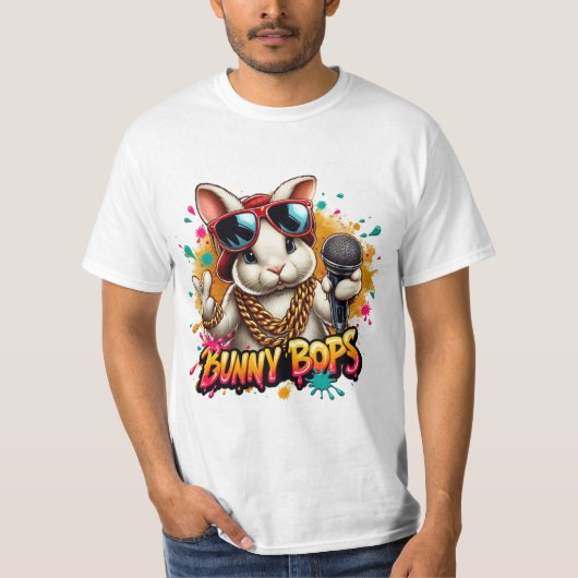 うさぎビート Tシャツ (正面)