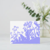 うさぎファミリー ポストカード (スタンド正面)