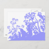 うさぎファミリー ポストカード (正面/裏面)