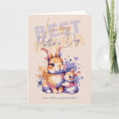 うさぎベストママの母の日カード シーズンカード (正面)