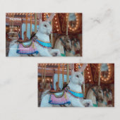 うさぎメリーとウマのゴーラウンド 名刺 (正面/裏面)