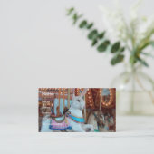 うさぎメリーとウマのゴーラウンド 名刺 (スタンド正面)