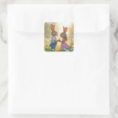 うさぎロマンスデイジー場 スクエアシール (バッグ)