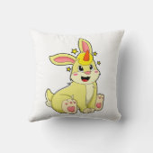 うさぎ一角獣 クッション (裏面)