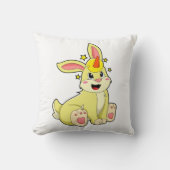 うさぎ一角獣 クッション (正面)