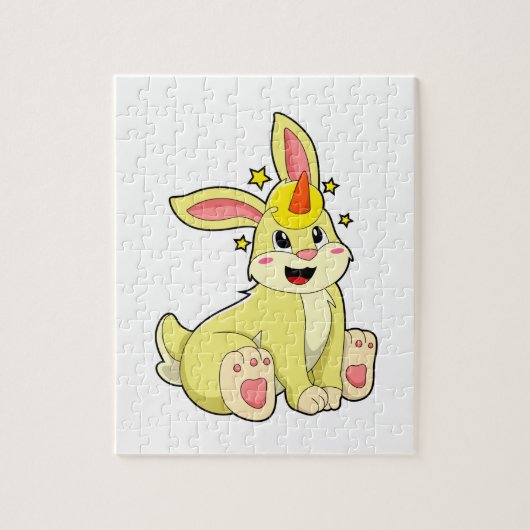 うさぎ一角獣 ジグソーパズル (縦)