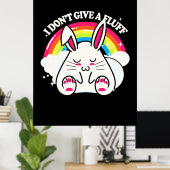 うさぎ与えはない ポスター (ホームオフィス)