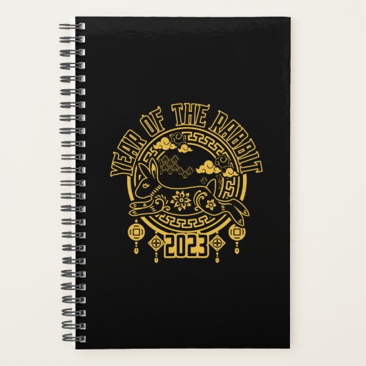 うさぎ中国のの旧正月 プランナー手帳 (正面)