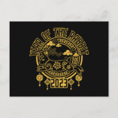 うさぎ中国のの旧正月 ポストカード (正面)