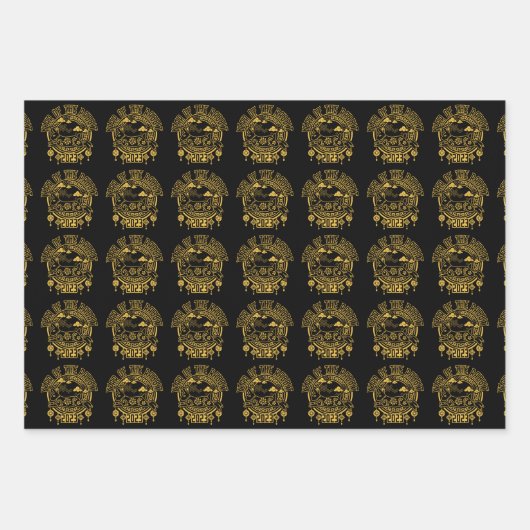 うさぎ中国のの旧正月 ラッピングペーパーシート (正面)