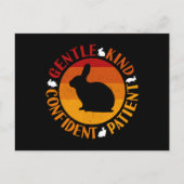 うさぎ中国の形質の新年 ポストカード (正面)