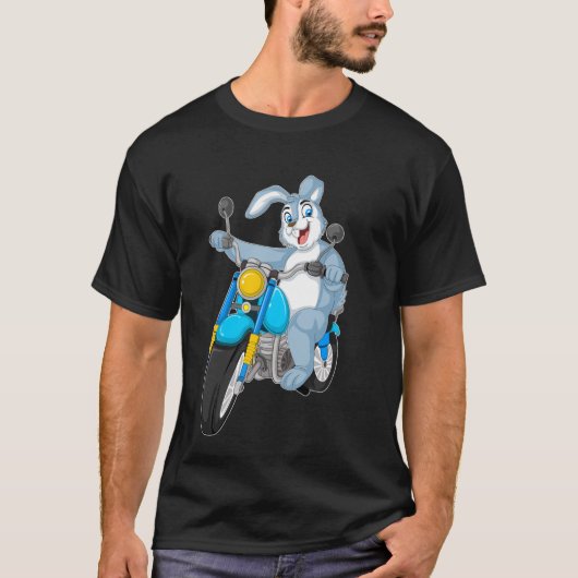 うさぎ乗用バイク Tシャツ (正面)