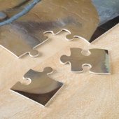 うさぎ予測できなに乗るニンジン ジグソーパズル (側面)