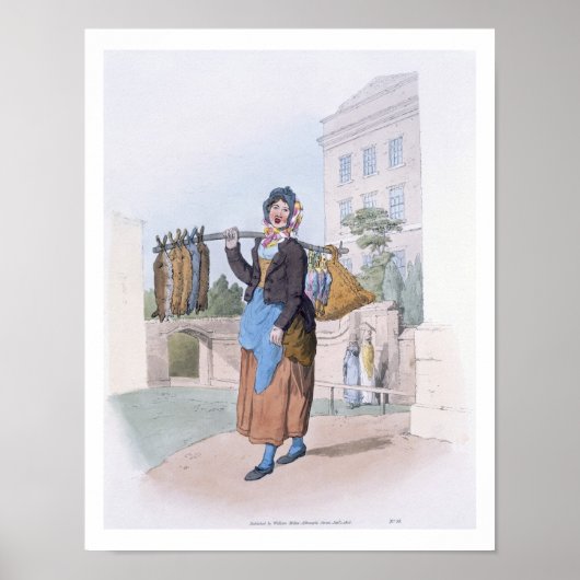 うさぎ女「イギリスの衣装」素晴らしパブ ポスター (正面)