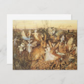 うさぎ妖精たちの間で、ヴィンテージ童話 (正面/裏面)