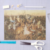 うさぎ妖精たちの間で、ヴィンテージ童話 薄葉紙 (クラフト)