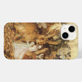 うさぎ妖精たちの間で、ヴィンテージ童話 Case-Mate iPhoneケース (裏面 (横))