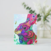 うさぎ年干支 | カラーブック ポストカード (スタンド正面)