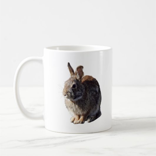 うさぎ座る コーヒーマグカップ (左)