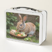 うさぎ弁当箱 メタルランチボックス (裏面)