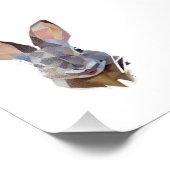 うさぎ愛好家 |アートスケッチバニーギフト フォトプリント (角)