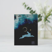 うさぎ月 ポストカード (スタンド正面)