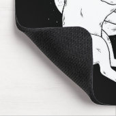 うさぎ月 マウスパッド (コーナー)