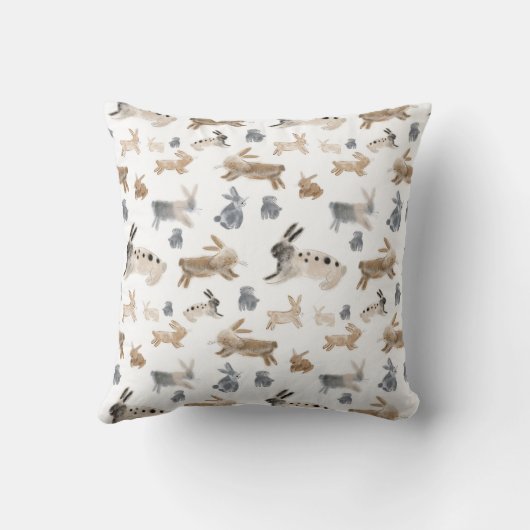 うさぎ枕 クッション (裏面)