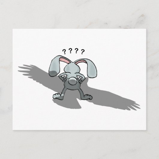 ????...うさぎ漫画はがき ポストカード (正面)