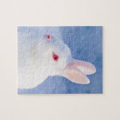 うさぎ白雪可愛い ジグソーパズル (横)