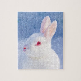 うさぎ白雪可愛い ジグソーパズル