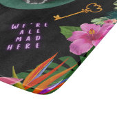 うさぎ穴ガラスの切断板を下へ カッティングボード (角)