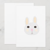 うさぎ絵を描の芸術 招待状 (正面/裏面)