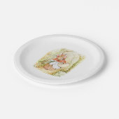 うさぎ老婦人(小さな赤い乗馬フード) (B Potter) ペーパープレート (アングル)