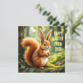 うさぎ耳の赤いリス シーズンカード (スタンド正面)