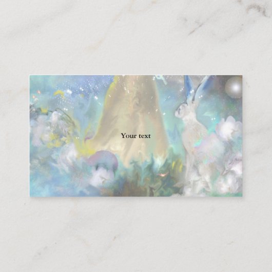 うさぎ話の名刺 名刺 (裏面)