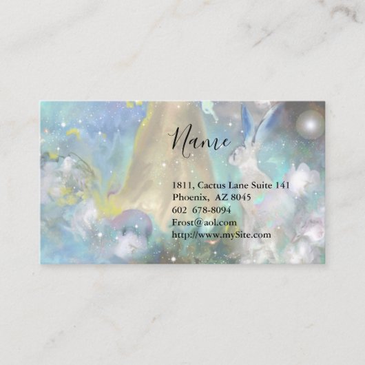 うさぎ話の名刺 名刺 (正面)