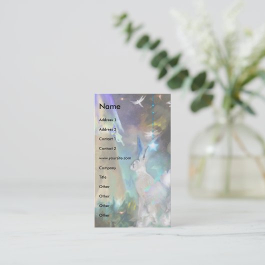 うさぎ話 名刺 (スタンド正面)