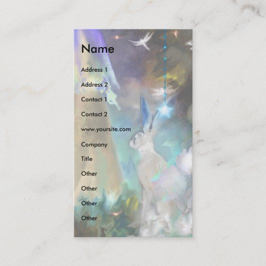 うさぎ話 名刺 (正面)