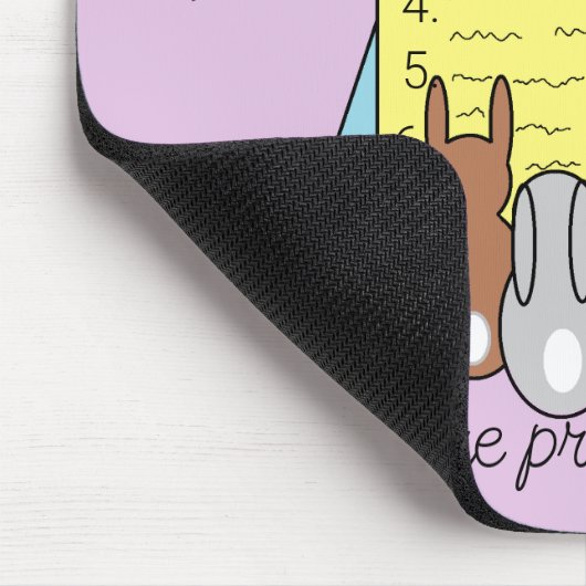 うさぎ読の『うさぎ気に』 マウスパッド (コーナー)