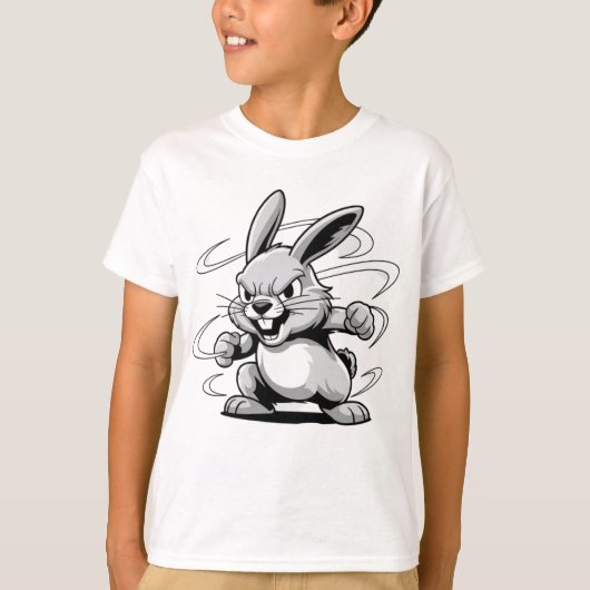 うさぎ防御装置 Tシャツ (正面)