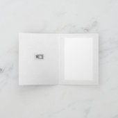 うさぎ飲料水空白のグリーティングカード カード (内部)